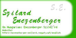 szilard enczenberger business card